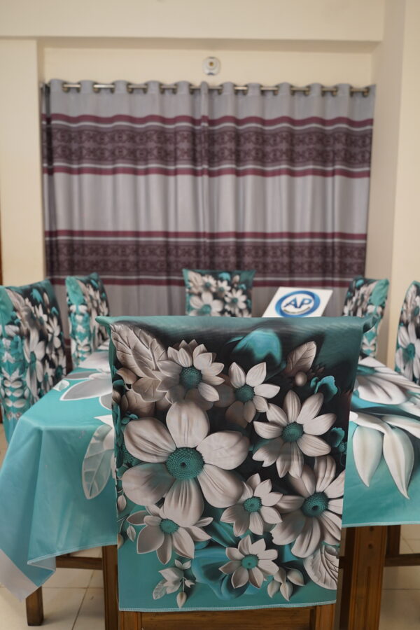 3D Print Premium Dining Table Cloth & Chiar-10