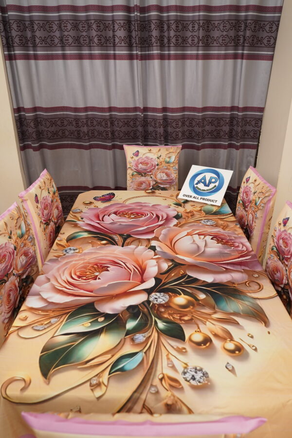 3D Print Premium Dining Table Cloth & Chiar-25