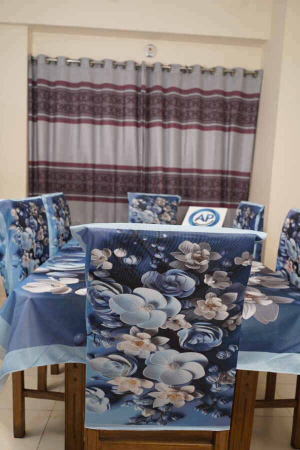 3D Print Premium Dining Table Cloth & Chiar-30